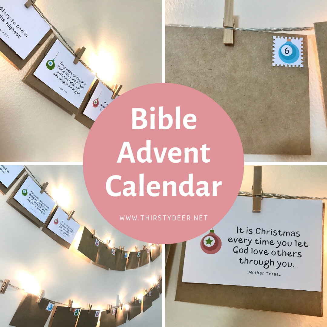 Bible Advent Calendar THIRSTY DEER